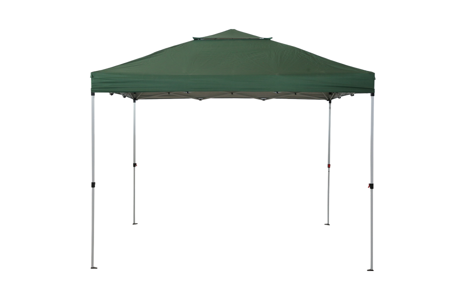 HYTIFE 10'x 10' Pop-Up Baldachin Partyzelt Faltender Sofortiger Sonnenschutz mit Verstellbarer Höhe, Tragetasche für Terrasse, Camping, Party, Weiß