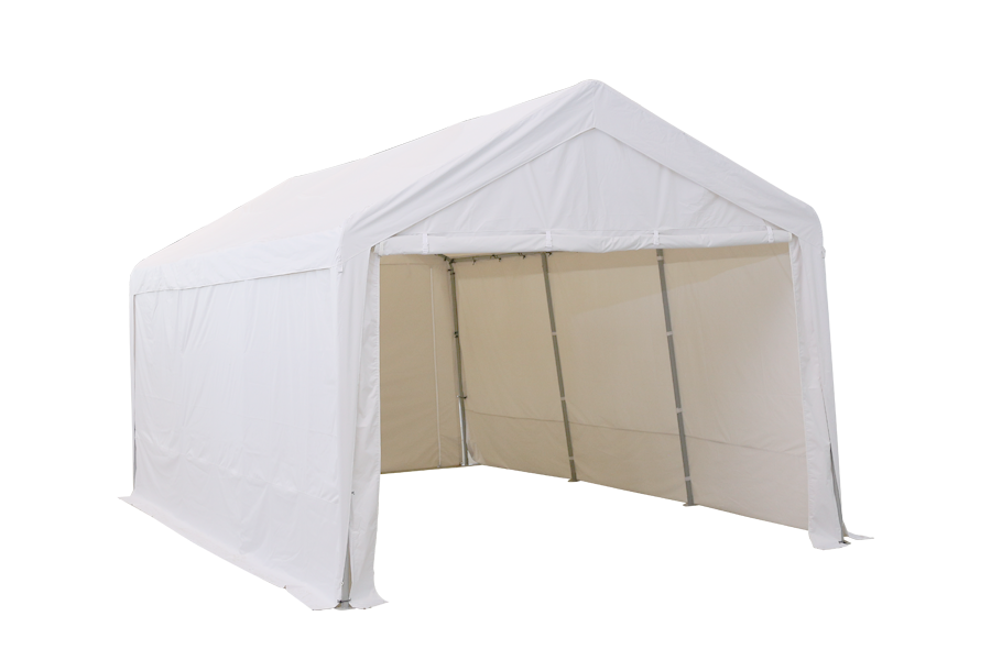 HYTIFE 9x9 Fuß Heavy Duty Carport mit abnehmbaren Seitenwänden Tragbare Garage Car Canopy Boat Shelter Zelt für Party, Hochzeit, Gartenschuppen 8 Beine,