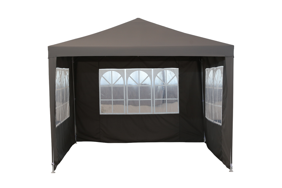 8 * 8 FT (2,4 x 2,4 m) Überdachungszelt Partyzelt Zelte für Partys Überdachung Patio Outdoor Hinterhof Screen House Gazebo Zelt Carpas Canopies Beach Cabana Shades Anthrazit