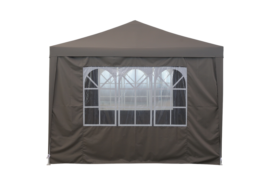 8 * 8 FT (2,4 x 2,4 m) Überdachungszelt Partyzelt Zelte für Partys Überdachung Patio Outdoor Hinterhof Screen House Gazebo Zelt Carpas Canopies Beach Cabana Shades Anthrazit