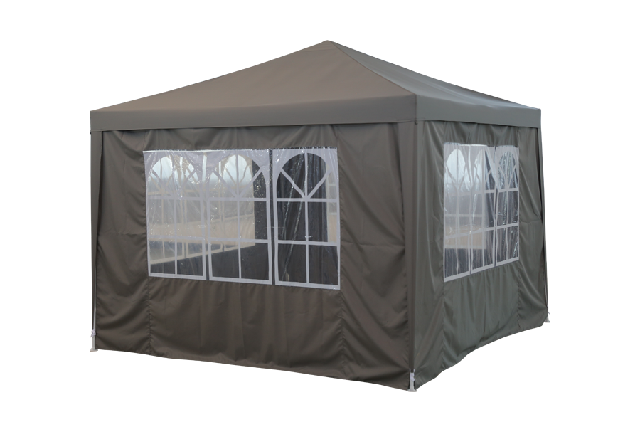 8 * 8 FT (2,4 x 2,4 m) Überdachungszelt Partyzelt Zelte für Partys Überdachung Patio Outdoor Hinterhof Screen House Gazebo Zelt Carpas Canopies Beach Cabana Shades Anthrazit