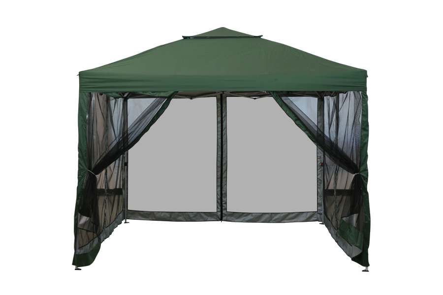 HYTIFE 10'x 10' Pop-Up Baldachin Partyzelt Faltender Sofortiger Sonnenschutz mit Verstellbarer Höhe, Tragetasche für Terrasse, Camping, Party, Weiß